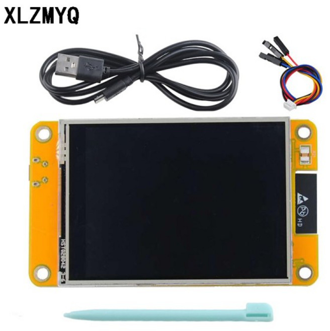 ESP32 터치 스크린 2.8 인치 TFT LCD 디스플레이 ILI9341 저항 막 터치 모듈 240320 ESP32-2432S028R 블루, 02 Without Case, 1개