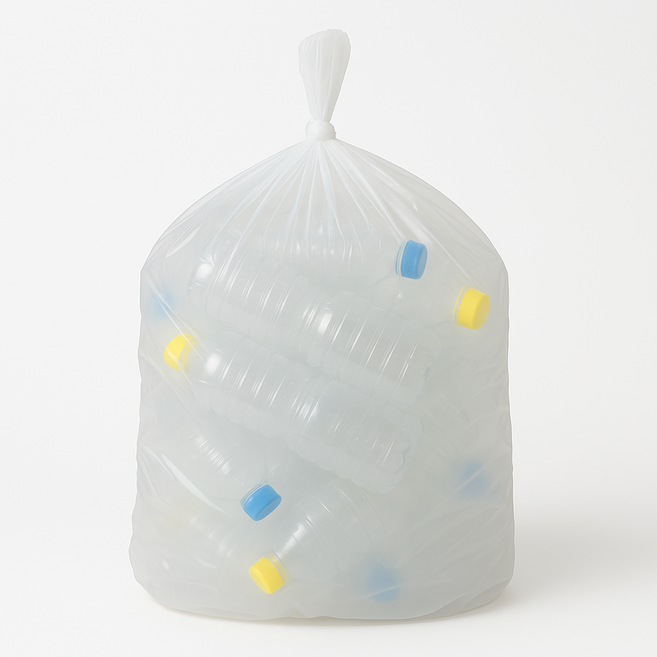 쓰레기봉투 배접봉투 파랑, 80L, 100개