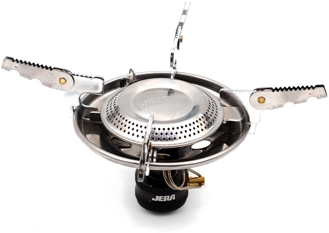 제라 휴대용 퍼펙트버너 JB-707 직결식 강염버너 캠핑 낚시 백패킹, 1개