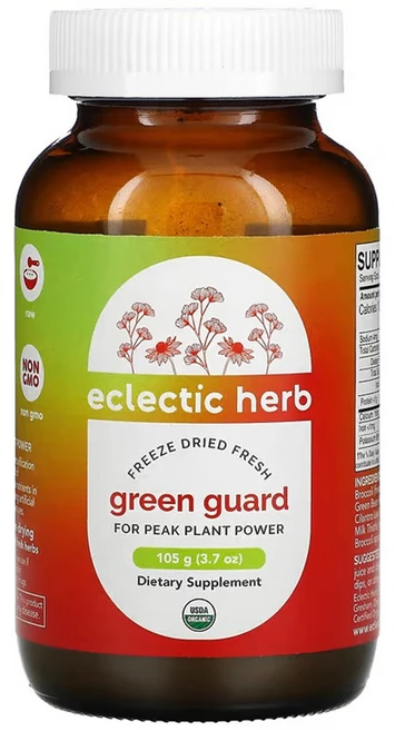 Eclectic Institute Green Guard 그린 파우더 브로콜리 그린빈 가루 105g, 1개 - 쿠팡