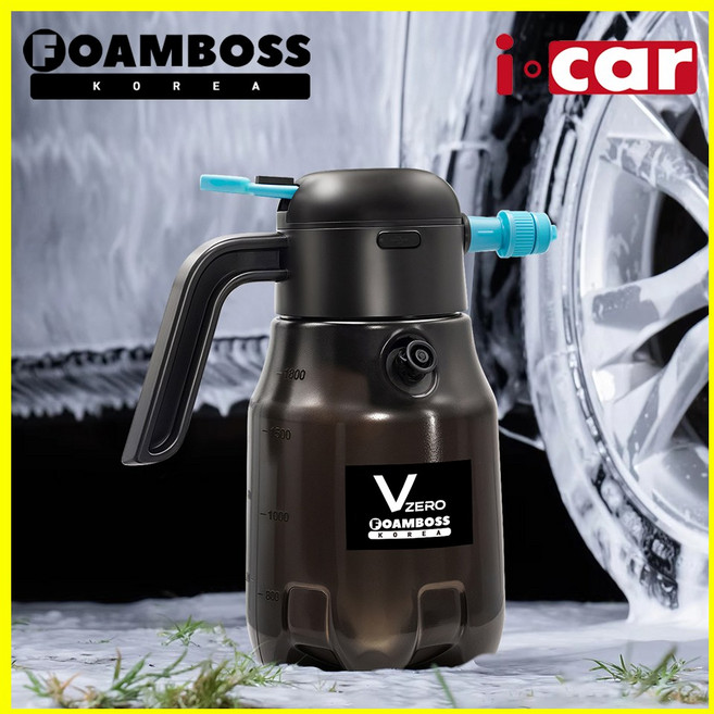폼보스V ZERO 스노우폼 전동분무기 프리워시 압축분무기 프리워시, 1개