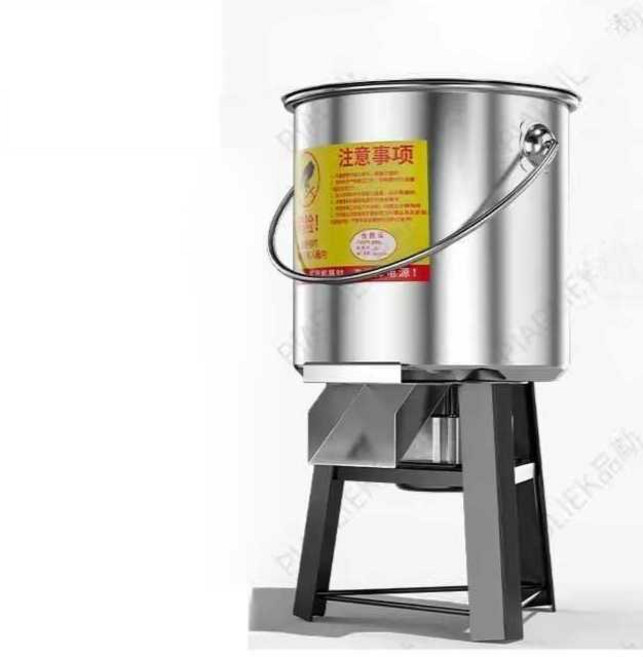 3각 4날 파쇄기 분쇄기 톱밥 강력 농업용 제조기 사료, 1개, 두꺼운스텐/방수 깔때기+예비