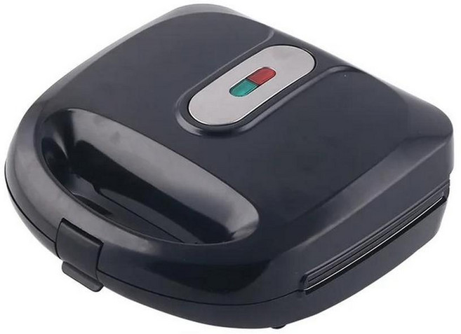 휴대용 가벼운 음식 아침 식사 기계 다기능 샌드위치 토스터기 빵 베이킹 전기 케이크 벨, 01 black