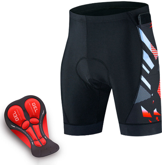 SR 자전거복 하의 라이딩 쿠션 젤 패드 자전거바지 블로우 5부 쇼츠