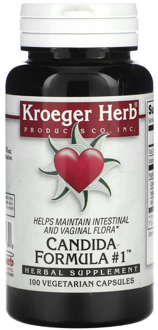 크로거 호스 칸디다 포뮬러 #1 100 베지캡슐, Kroeger Herb Co, 칸디다 포뮬러 #1, 식, 100정, 1병 - 쿠팡