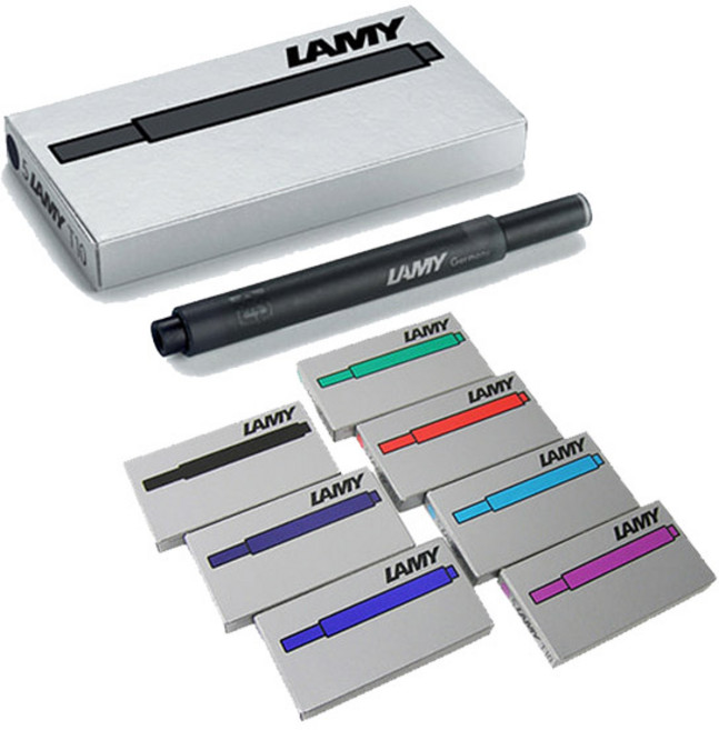 [오피스스쿨] LAMY 라미 만년필 잉크 카트리지 (6가지 색상중 택1) 1갑 5개입 / 만년필 리필 잉크, 레드, 라미만년필 잉크카트리지 (1갑 5개입)