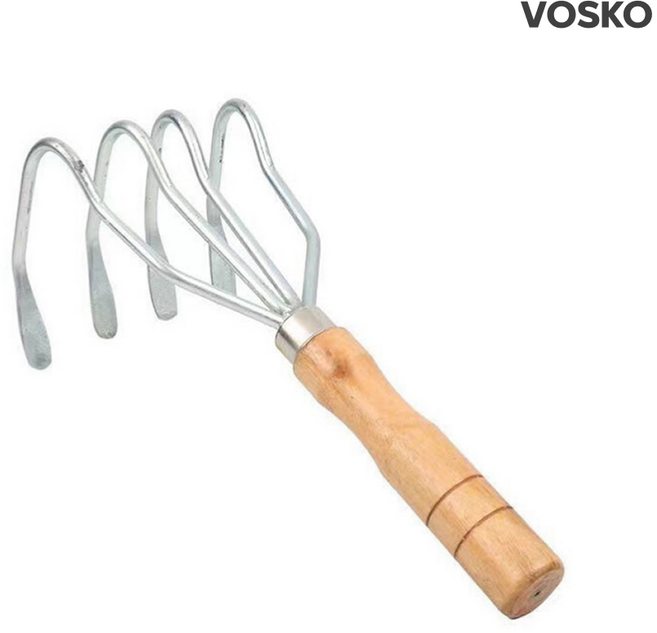 보스코 4발 조개 갈퀴 해루질 갯벌체험 텃밭 원예 잡초제거, 1개