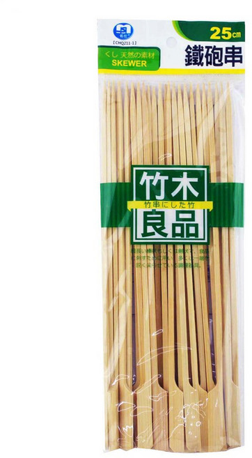鐵炮竹串25cm 烤肉串 玉米串 竹串, 1個