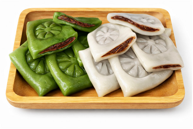 (떡DC몰) 쑥 흰앙금절편 팥앙금 (28g70알정도) 2kg 굳지않는떡 자연해동떡 아이들간식떡 선물용 행사떡, 1박스