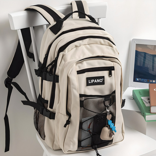 엔도르시 스트링 포켓 3단수납 노트북 백팩 EBA976