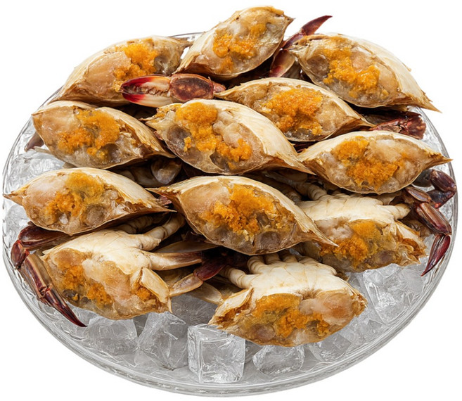 [선별특품] 연평도 냉동 절단 암 꽃게 100% 알배기 수율보장 디아머스, 1세트, 2kg (12조각~20조각)