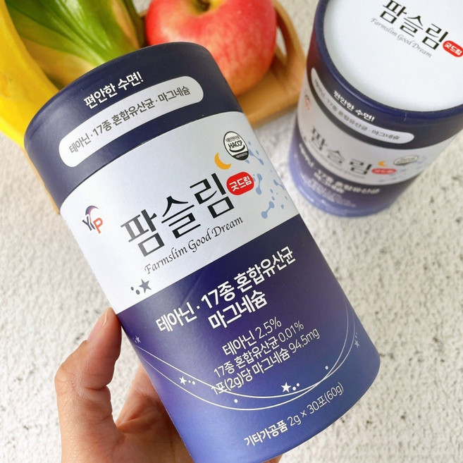 YP 팜슬림 Farm slim Good Dream 夜間纖腰膠原益生菌, 1個, 30入/罐【現貨】#2027/2/10