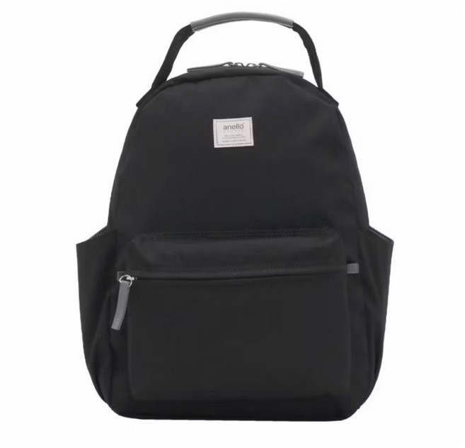 Maiko日本Anello Grande尼龍撞色大容量手提後背包 電腦包 書包 可放筆電 可放A4紙, 黑色