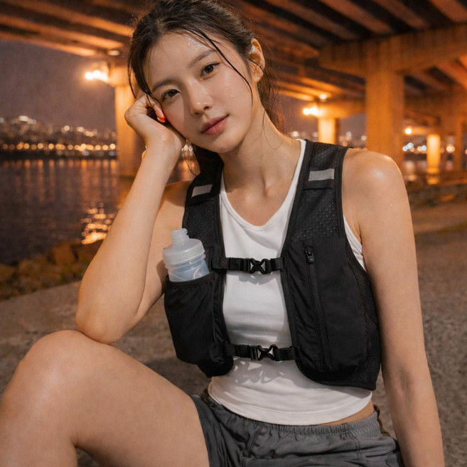 메이크앤 초경량 마라톤 트레일 러닝 등산 백팩 조끼 가방