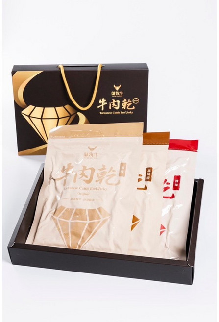 御牧牛 台灣牛肉乾 禮盒, 1個