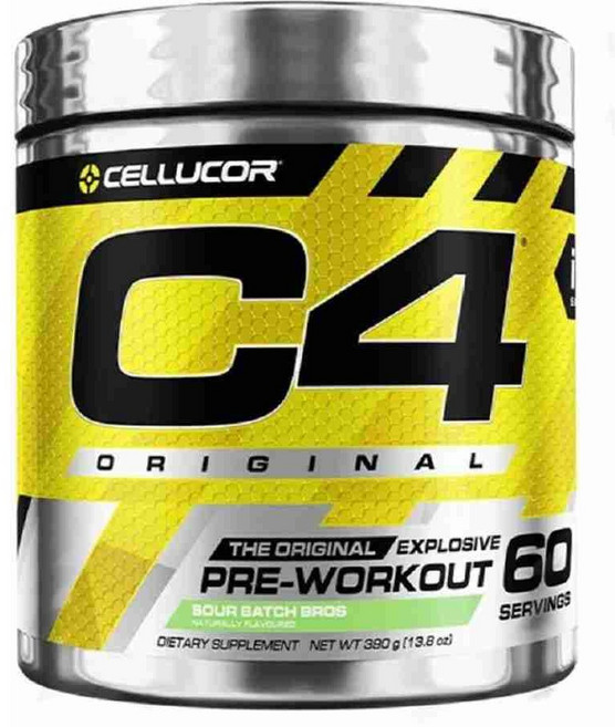 셀루코어 C4 오리지널 프리-워크아웃 그린 애플 맛, 1개, 390g