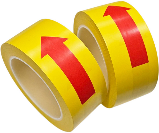 화살표 안내테이프 바닥테이프 안내유도 48x33M 2개, 1세트