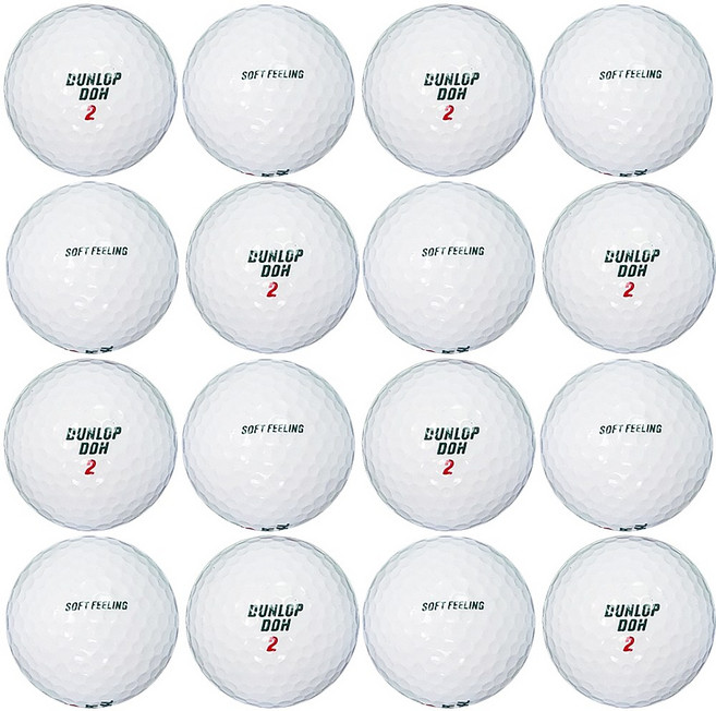 던롭 소프트필링 2피스 A+급 로스트볼 16개, 1개입