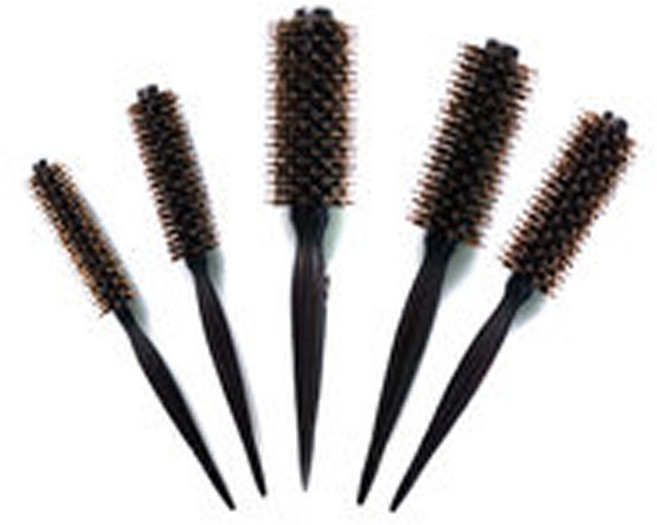 오마인 주름목 브러쉬 돈모 헤어브러쉬, 1개, 1호(미니)