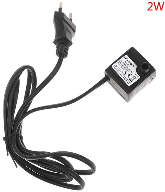 하이 퀄리티 플러그 수중 워터 펌프 세트 수족관 탱크 분수 미니 220, A12W, 2) A12W