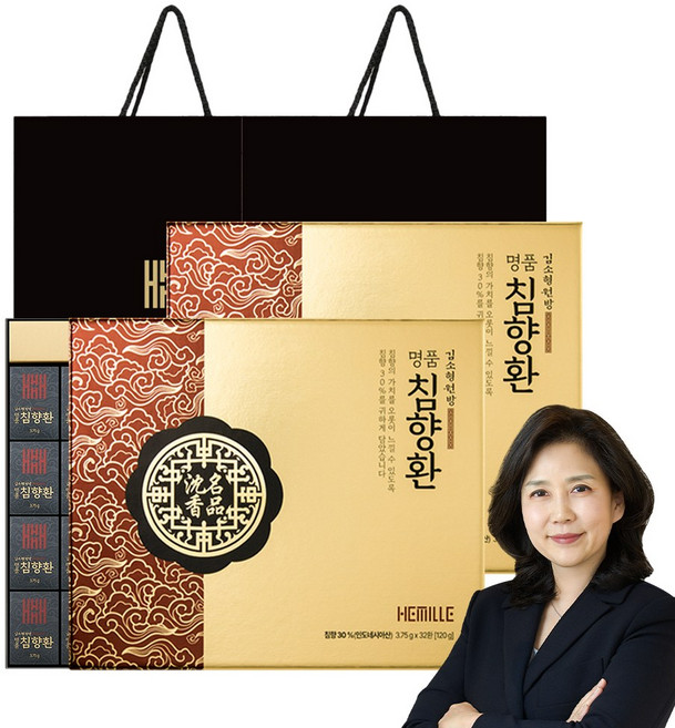 김소형원장 침향30% 명품 침향환 32환+쇼핑백, 120g, 2박스