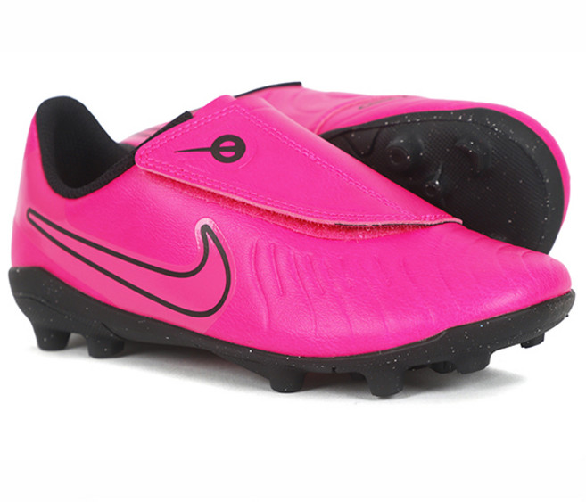 나이키 주니어 벨크로 축구화 끈없는 FG MG 멀티그라운드 축구 신발 천연잔디용 축구교실