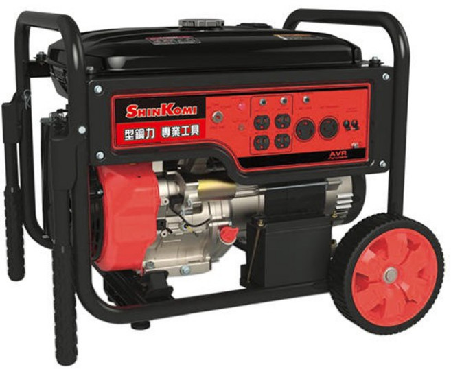 中日機械 SK-8.0GN SHINKOMI 8000W 發電機 電啟動, 1個