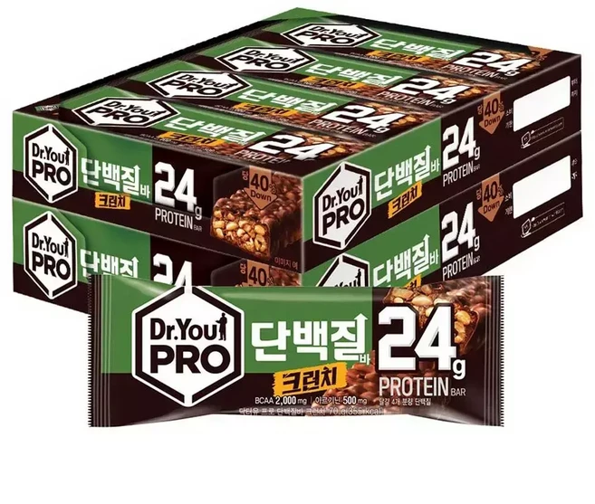 오리온 닥터유프로 단백질바 크런치 70g 16개