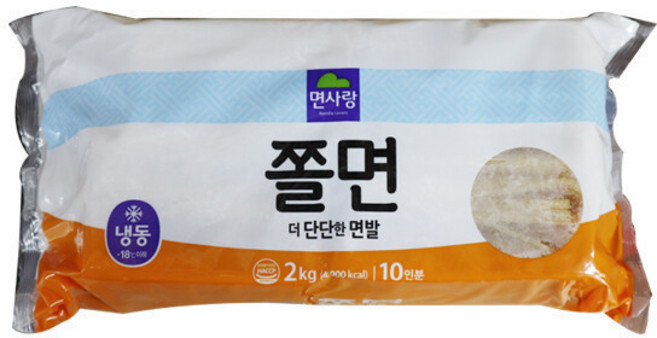 면사랑 쫄면2kg 6개 1박스, 2kg