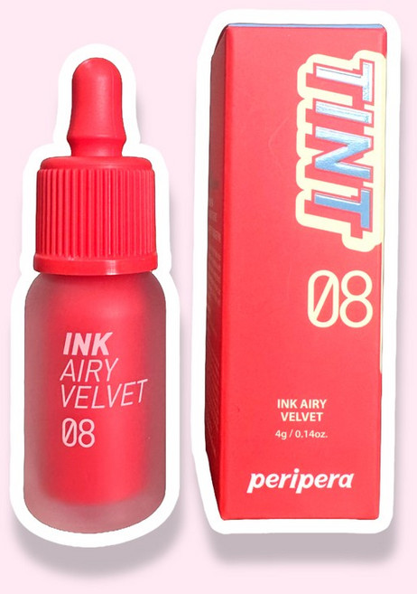 페리페라 잉크 더 에어리 벨벳 립틴트, 8호 최애쁨템, 1개