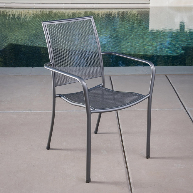 [코스트코] 선빌라 메쉬 테이블 선빌라 루카 메쉬 체어 4-piece 카페야외테이블세트 / 테라스테이블세트 / 철제테이블세트/ 정원테이블세트, 선빌라 메쉬 체어 4-piece