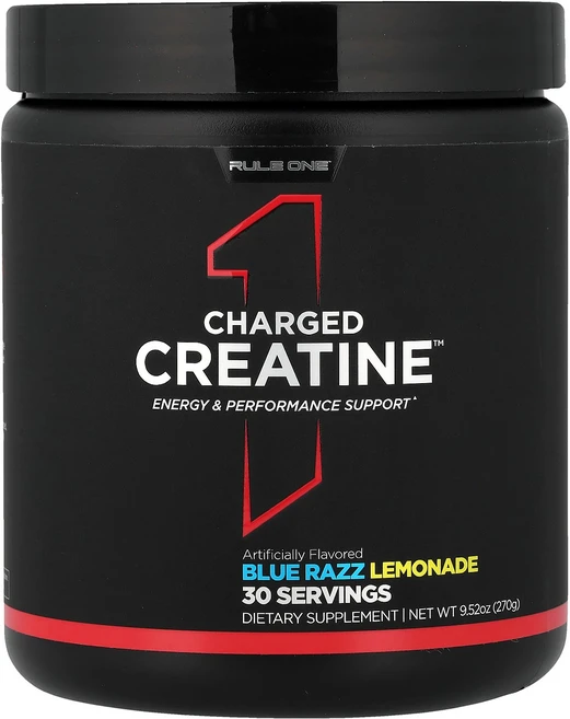 룰 원 프로틴 Rule One Proteins Charged Creatine™ 블루 라즈 레모네이드 맛 270g9.52oz125144원산지:기타, 룰 원 프로틴 Rule One Proteins, Cha, 270g, 1개 - 쿠팡
