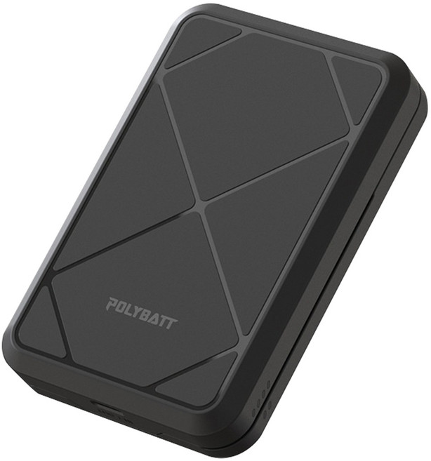 POLYBATT 10000mAh PD快充 Qi2 無線充電 BSMI認證 行動電源, 黑色, POLYBATT 27W 磁吸行動電源