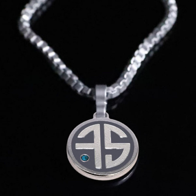 [포슘코리아] FS 마그네슘 건강목걸이 남성 여성/스포츠목걸이/헬스/운동/야구/골프/기능성/부모님선물/피로회복, 남성 M 50cm, 그레이, 1개