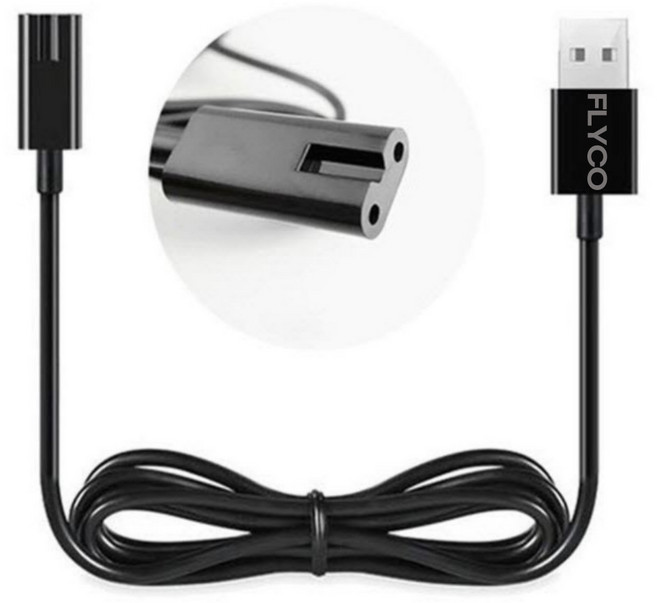 플라이코 FLYCO 전기면도기 USB 휴대용 충전 케이블