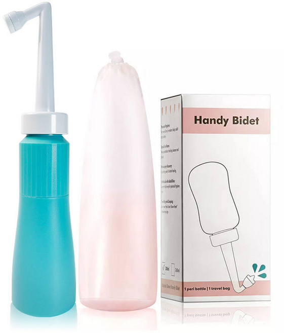 會陰沖洗產婦私處清洗雙噴頭替換潔身器洗屁股沖洗器便攜式婦洗器, 1個