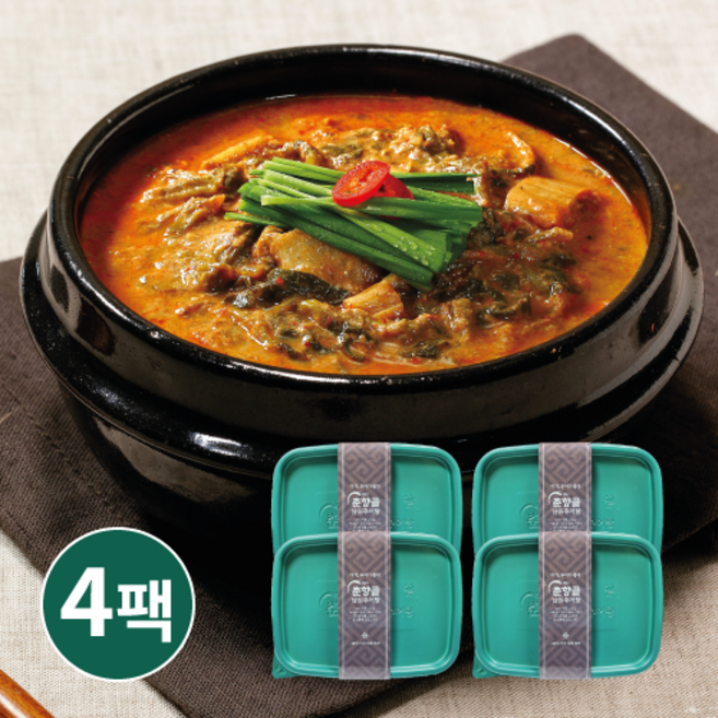 [춘향골 남원추어탕] 100% 국내산 추어, 4개, 800g