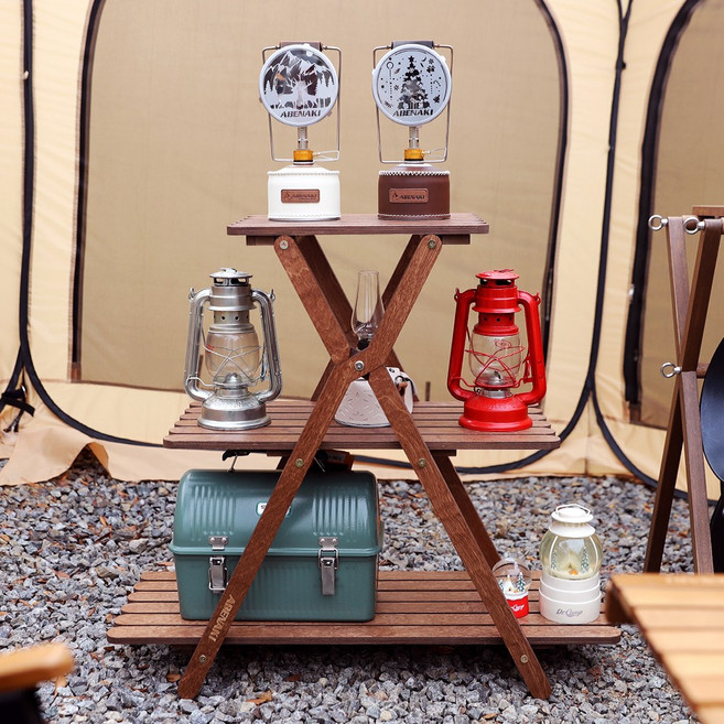 아베나키 브랜드관 코모도 3단우드쉘프 (AN-HG03) 366785, 월넷