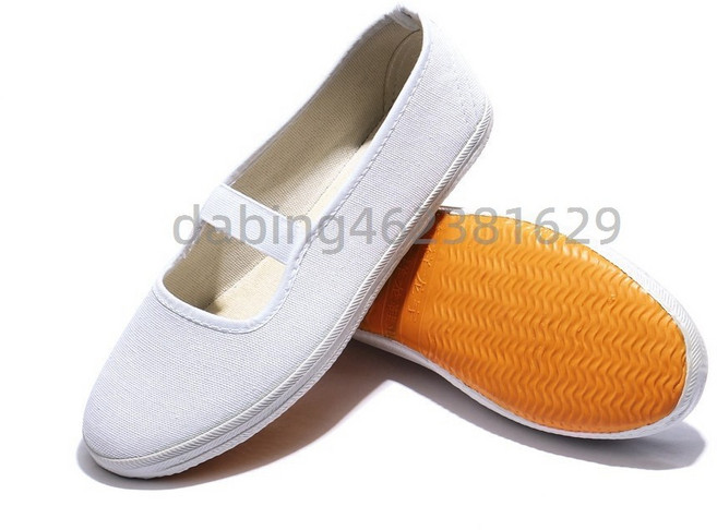 網鞋 小白鞋 男鞋 白球鞋 帆布鞋 圓頭 黏膠鞋