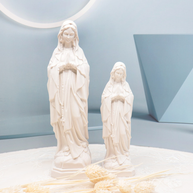 순백의 루르드 성모상과 미니성상, M, 1개