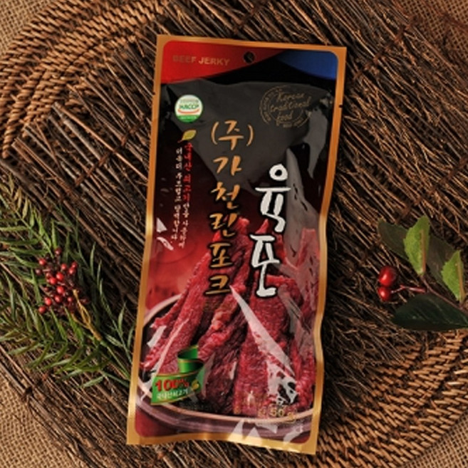 (주)가천린포크 육포 50g(5개구입시1개무료증정), 1개, 50g