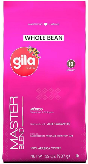 길라 카페 그라운드 커피 멕시코 32온스 1팩, 3 Master Blend Whole, 32 Ounce Pack of 1, 1개