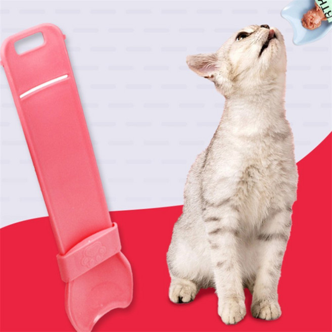 배들 반려묘 간식짜개 강아지간식숟가락