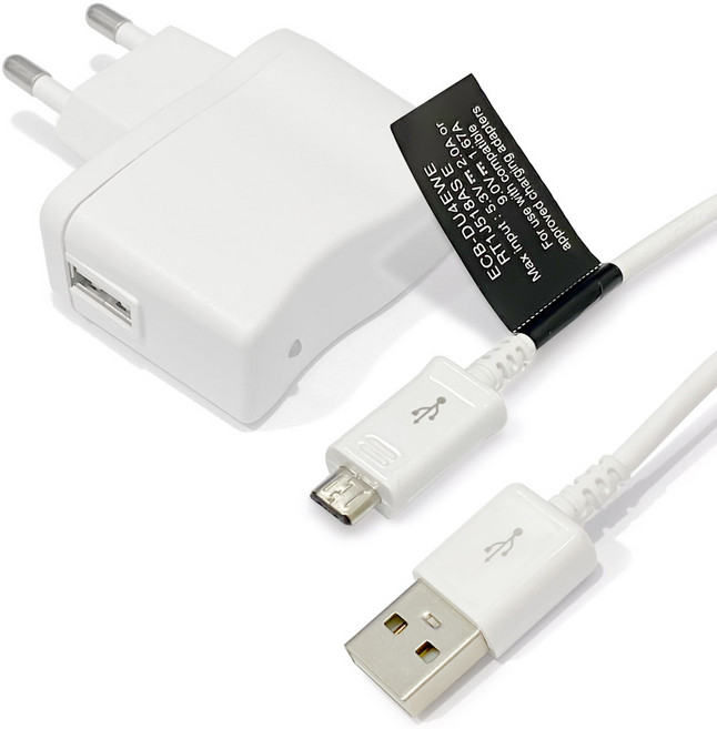 5V 1A 충전기 + 마이크로5핀 케이블 150cm 구형 스마트폰 충전 배터리 mp3 pmp 보조배터리 선풍기 무선충전 거치대 연결 및 충전 지원, 1개