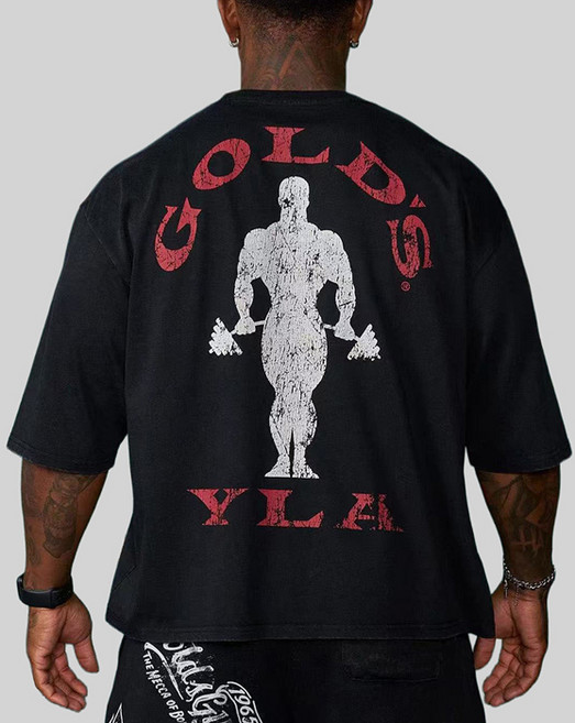 벌콘 남자 헬스 오버핏 반팔티 짐웨어 헬스 티셔츠