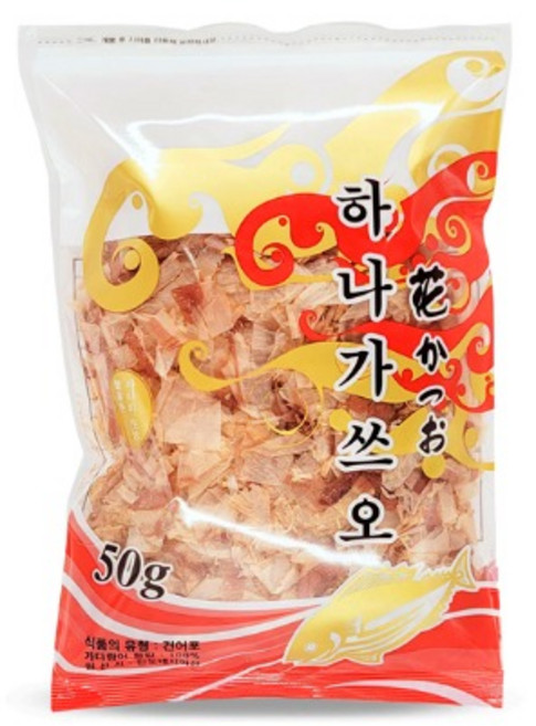 하나가쓰오 50g 가쓰오부시 가다랑어포 일본요리 토핑, 1개