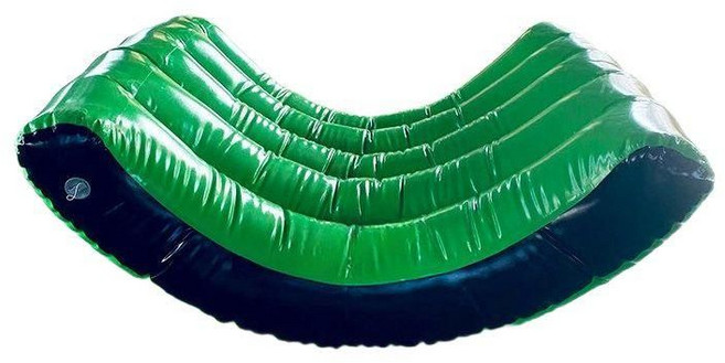 에어바운스 스윙 오두막 게임 장비 에어시소 놀이체육, 1.7-1.5m 초록색