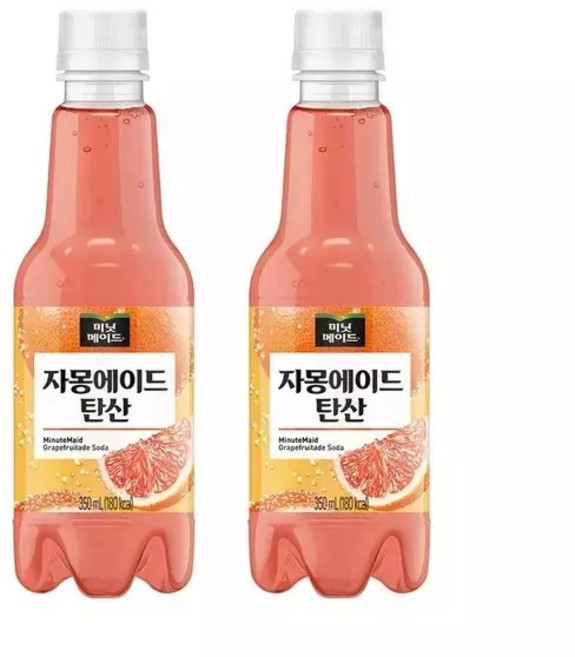 미닛메이드 자몽에이드 탄산 350ml 12패트, 12개