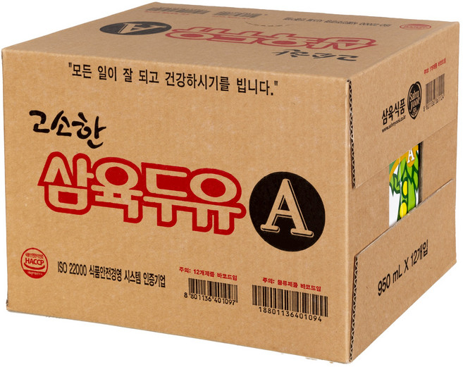 삼육두유 A, 950ml, 12개