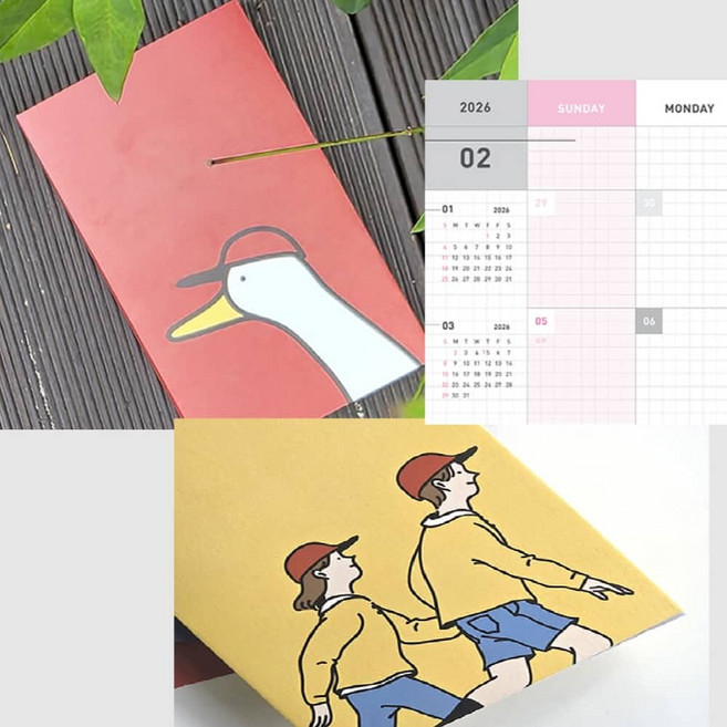 별별마켓 2026 다이어리 만다라트, 02블루